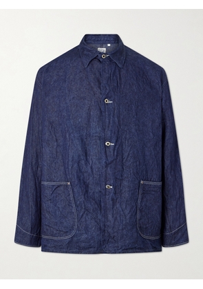 OrSlow - Linen Denim Jacket - Men - Blue - 2