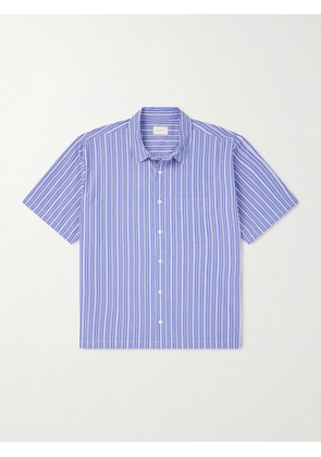 Aimé Leon Dore - Striped Cotton-Poplin Shirt - Men - Blue - S