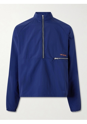 Aimé Leon Dore - Logo-Embroidered Shell Half-Zip Jacket - Men - Blue - S
