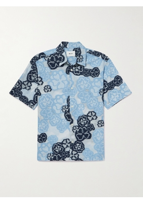 NN07 - Freddy 50075 Fil Coupé-Voile Shirt - Men - Blue - S
