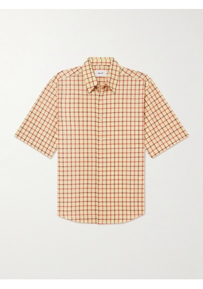 NN07 - Quinsy 50069 Checked Cotton Shirt - Men - Yellow - S