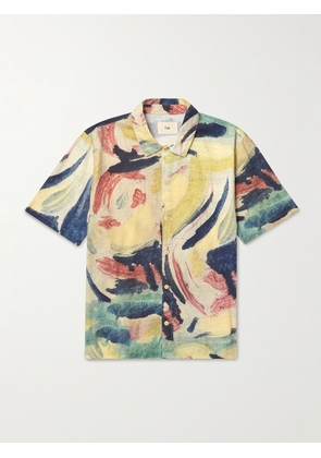 Folk - Gabe Printed Linen and Cotton-Blend Shirt - Men - Multi - S