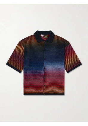 LOEWE - Paula's Ibiza Knitted Cotton-Blend Shirt - Men - Multi - XS