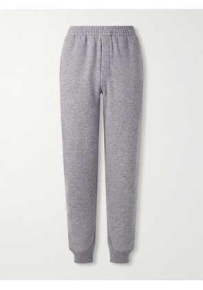TOM FORD - Tapered Cashmere and Cotton-Blend Sweatpants - Men - Gray - IT 46