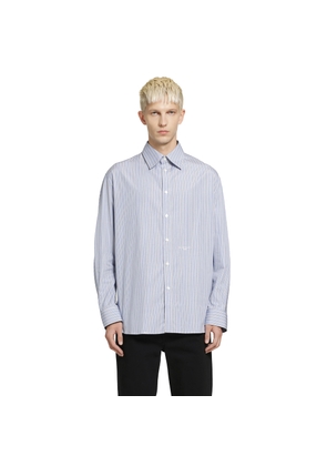 Pinstriped Shirt in Cotton Poplin