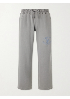 Cherry Los Angeles - Wide-Leg Cotton-Fleece Sweatpants - Men - Gray - L