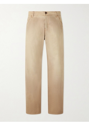 Cherry Los Angeles - Wide-Leg Cotton-Twill Chinos - Men - Brown - UK/US 28