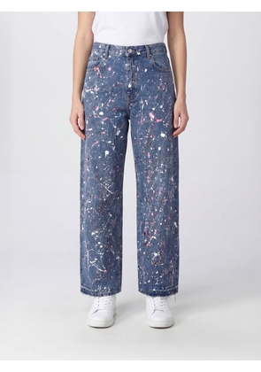 E. L.V. DENIM Jeans Woman color Blue