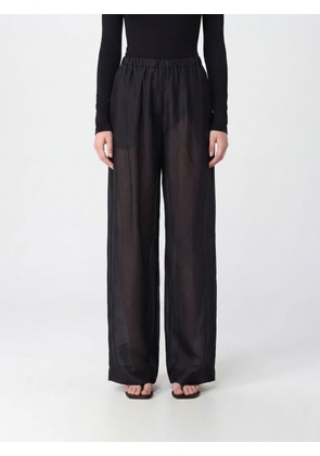 FORTE FORTE Pants Woman color Blue