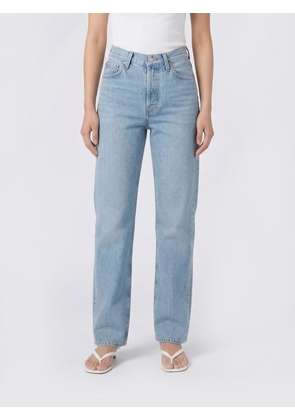 AGOLDE Jeans Woman color Indigo