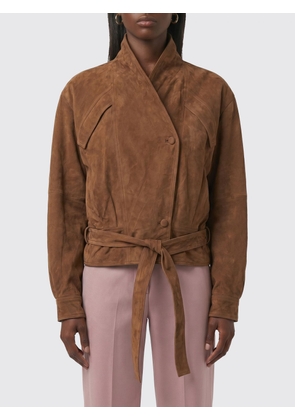 ROTATE Jacket Woman color Brown