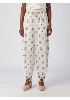 ANTIK BATIK Pants Woman color Cream
