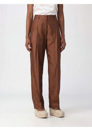 THELATEST Pants Woman color Brown