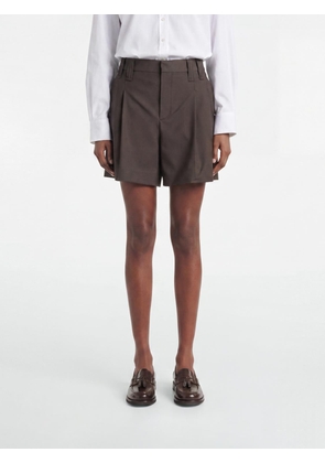 BRUNELLO CUCINELLI Shorts Woman color Coffee
