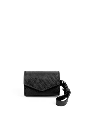 Smythson Dog Bags Holder In Panama In Black
