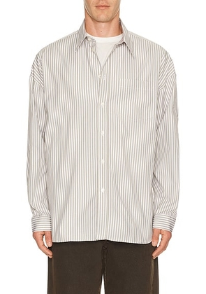 Sunflower Stable Shirt in Off White - White. Size L (also in S, M, XL/1X, XXL/2X).