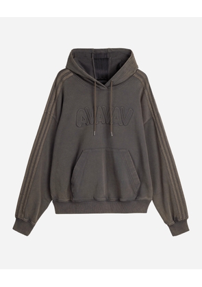 Women s Avavav Shoulderless Hoodie Carbon