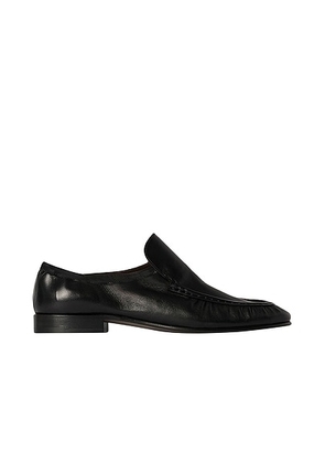 The Row Soft Mocassin Two in Black - Black. Size 44 (also in ).