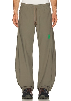 District Vision Straight Leg Pants in Stone Grey - Grey. Size S (also in M, L, XL/1X).