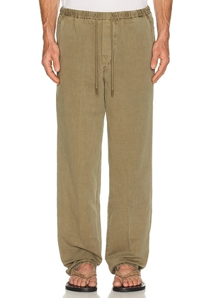 Citizens of Humanity Relaxed Drawstring Pull On Pants in Bezal - Brown. Size L (also in M, XL/1X).
