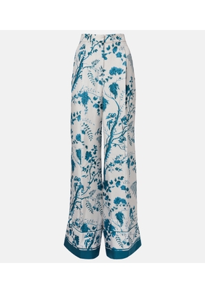 Erdem Floral silk pajama pants