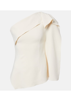 Fforme Lavinia draped one-shoulder top