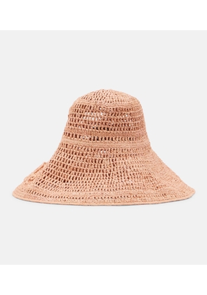 Chloe Logo raffia sunhat