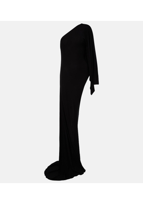 Gucci Asymmetric jersey maxi dress