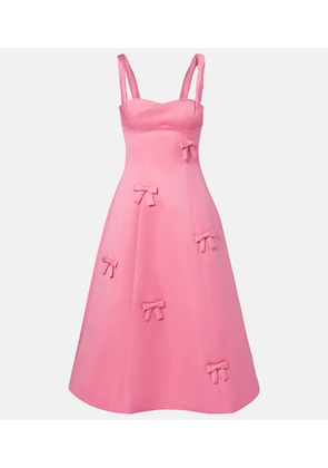 Leo Lin Beatrice bow-detail midi dress