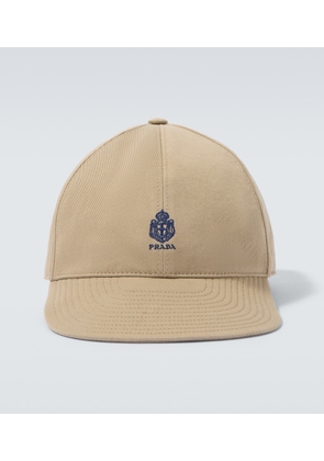 Prada Logo canvas baseball cap