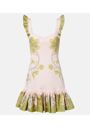La DoubleJ Gingerbread printed minidress