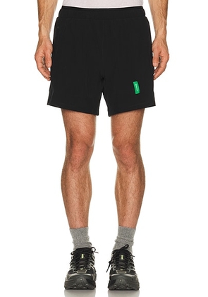 District Vision 7 Training Shorts in Black - Black. Size XL/1X (also in M, L).