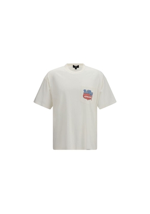 Represent White Cotton T-Shirt - L