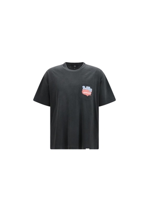 Represent Gray Cotton T-Shirt - L