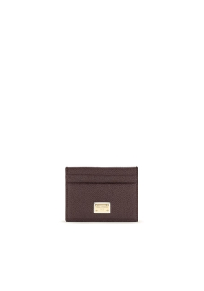 Dolce & Gabbana Brown Calf Leather Bos Taurus Wallet