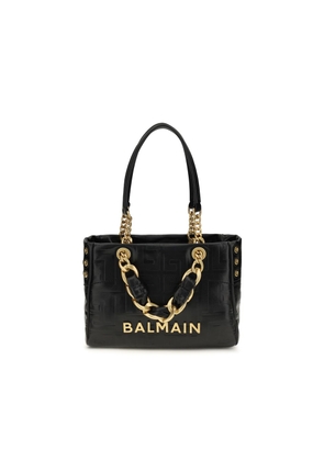 Balmain Black Calf Leather Bos Taurus Shoulder Bag