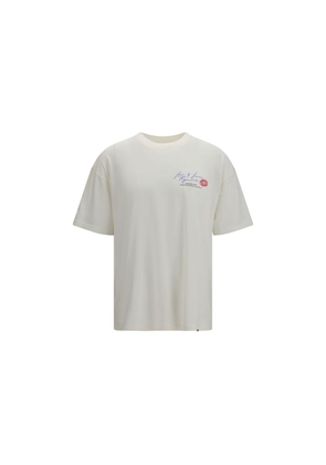 Represent White Cotton T-Shirt - L