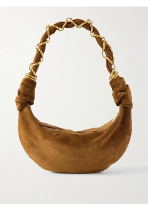 SAINT LAURENT - Amalia Mini Suede Shoulder Bag - Brown - One size