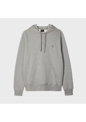PS Paul Smith Grey Cotton Zebra Logo Hoodie