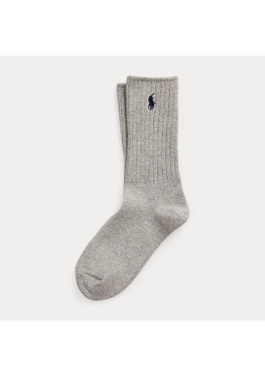 Embroidered Pony Crew Socks