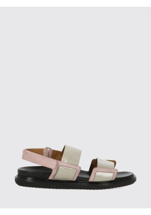MARNI Heeled Sandal Woman color Grey