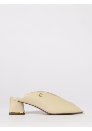 COCCINELLE Heeled Sandal Woman color Sand