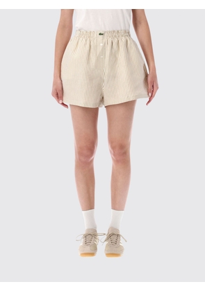 LACOSTE Shorts Woman color Peach