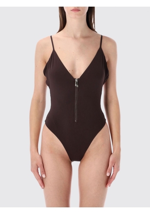THE ATTICO Swimsuit Woman color Brown