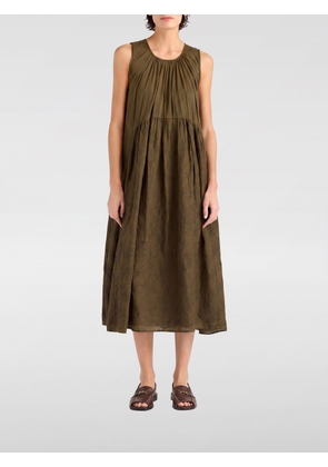 MOMONÌ Cobre Off-the-Shoulder Cotton Midi Dress with an A-Line Silhouette