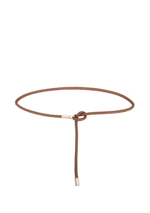 Gabriela Hearst Rope Belt in Cognac - Brown. Size M (also in XS, L).