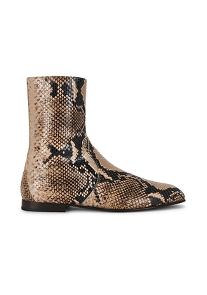 KHAITE Colt Ankle Boot in Taupe - Taupe. Size 36.5 (also in 36, 37, 37.5, 38, 38.5, 39, 39.5, 40).