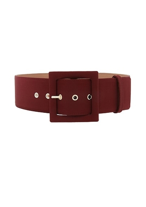 Carolina Herrera Silk Faille Icon Belt in Rioja - Red. Size S (also in ).