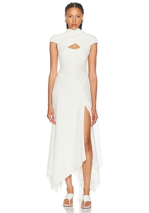 Cult Gaia Cecily Dress in Off White - Cream. Size 2 (also in 4, 8).