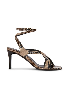 KHAITE Liria Ankle Strap 75 Sandal in Taupe - Taupe. Size 41 (also in 36, 36.5, 38, 38.5, 39, 39.5).